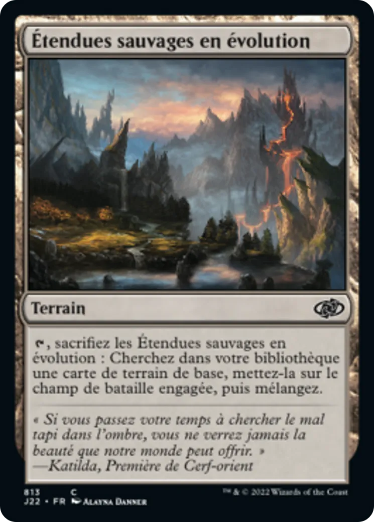 Étendues sauvages en évolution — Jumpstart 2022 — Magic: The Gathering