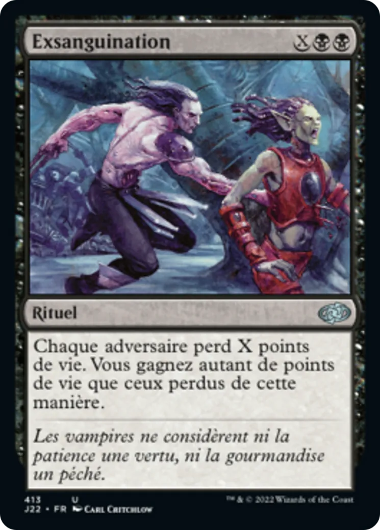 Exsanguination — Jumpstart 2022 — Magic: The Gathering