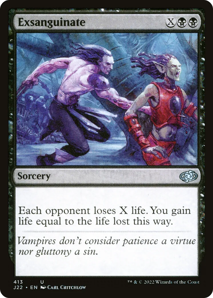Exsanguinate — Jumpstart 2022 — Magic: The Gathering