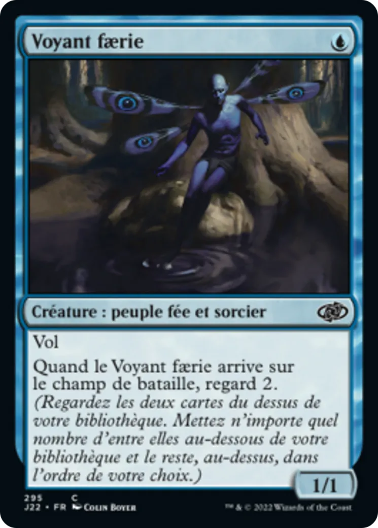 Voyant faerie — Jumpstart 2022 — Magic: The Gathering
