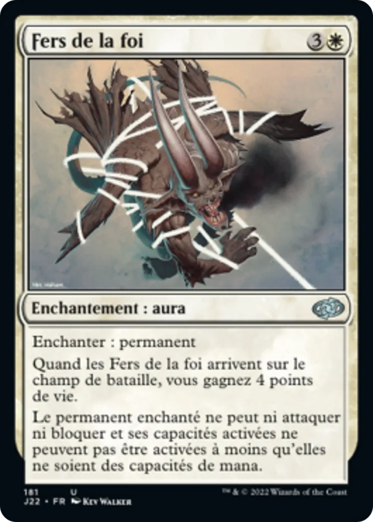 Fers de la foi — Jumpstart 2022 — Magic: The Gathering