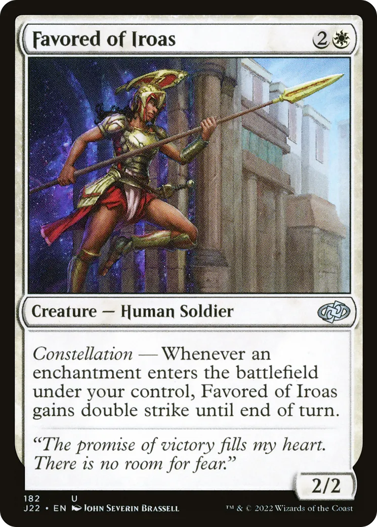Favored of Iroas — Jumpstart 2022 — Magic: The Gathering