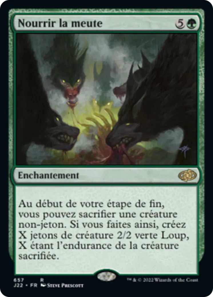Nourrir la meute — Jumpstart 2022 — Magic: The Gathering