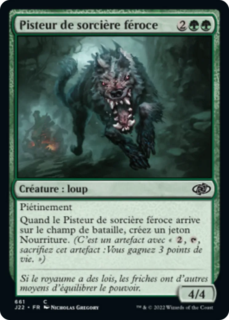 Pisteur de sorcière féroce — Jumpstart 2022 — Magic: The Gathering