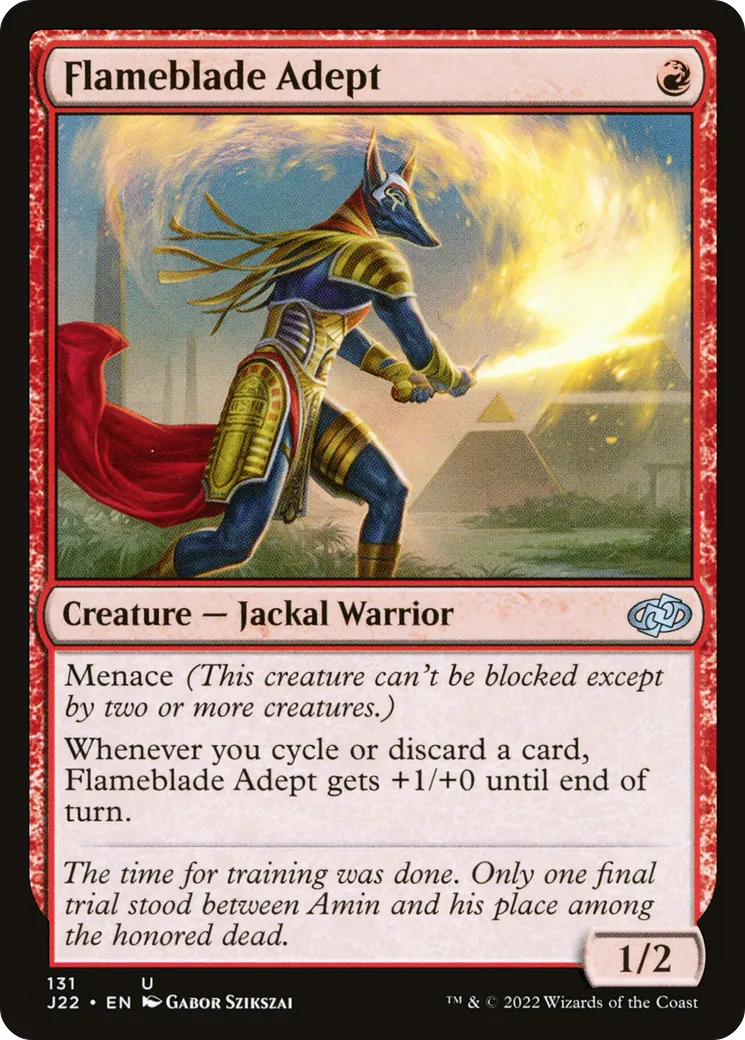 Flameblade Adept — Jumpstart 2022 — Magic: The Gathering