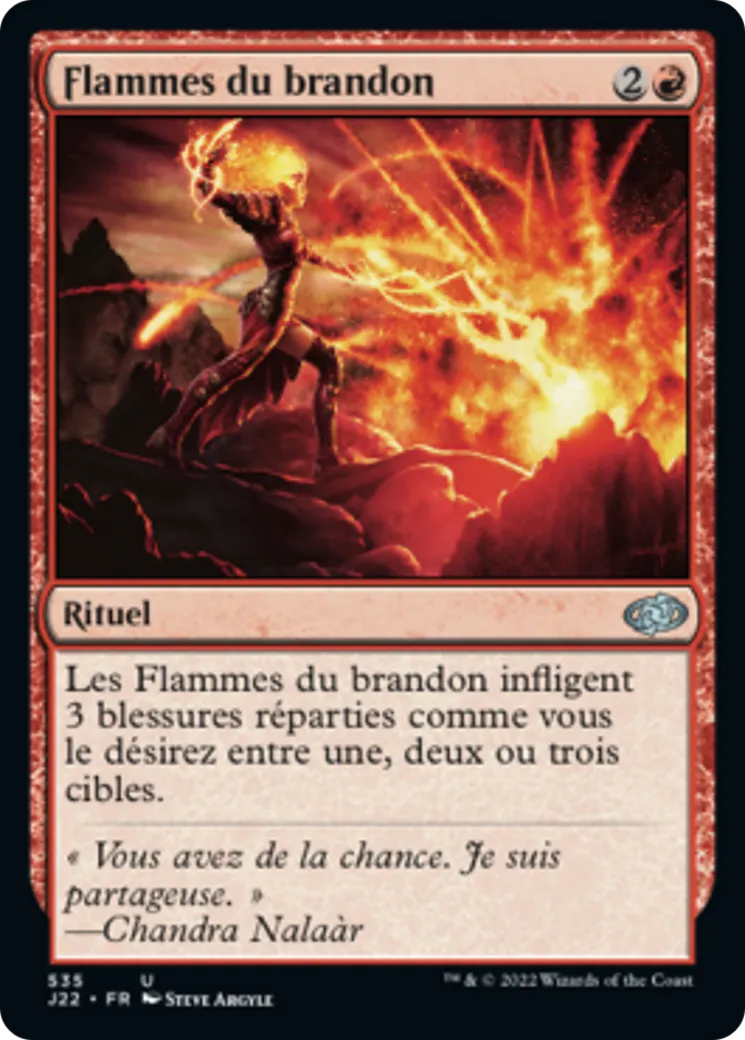 Flammes du brandon — Jumpstart 2022 — Magic: The Gathering