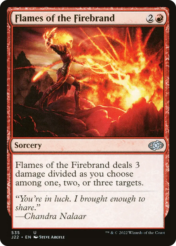 Flames of the Firebrand — Jumpstart 2022 — Magic: The Gathering