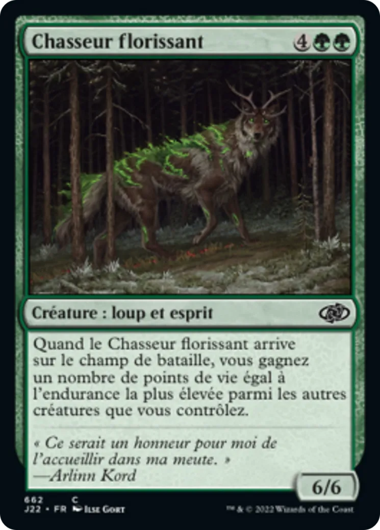 Chasseur florissant — Jumpstart 2022 — Magic: The Gathering