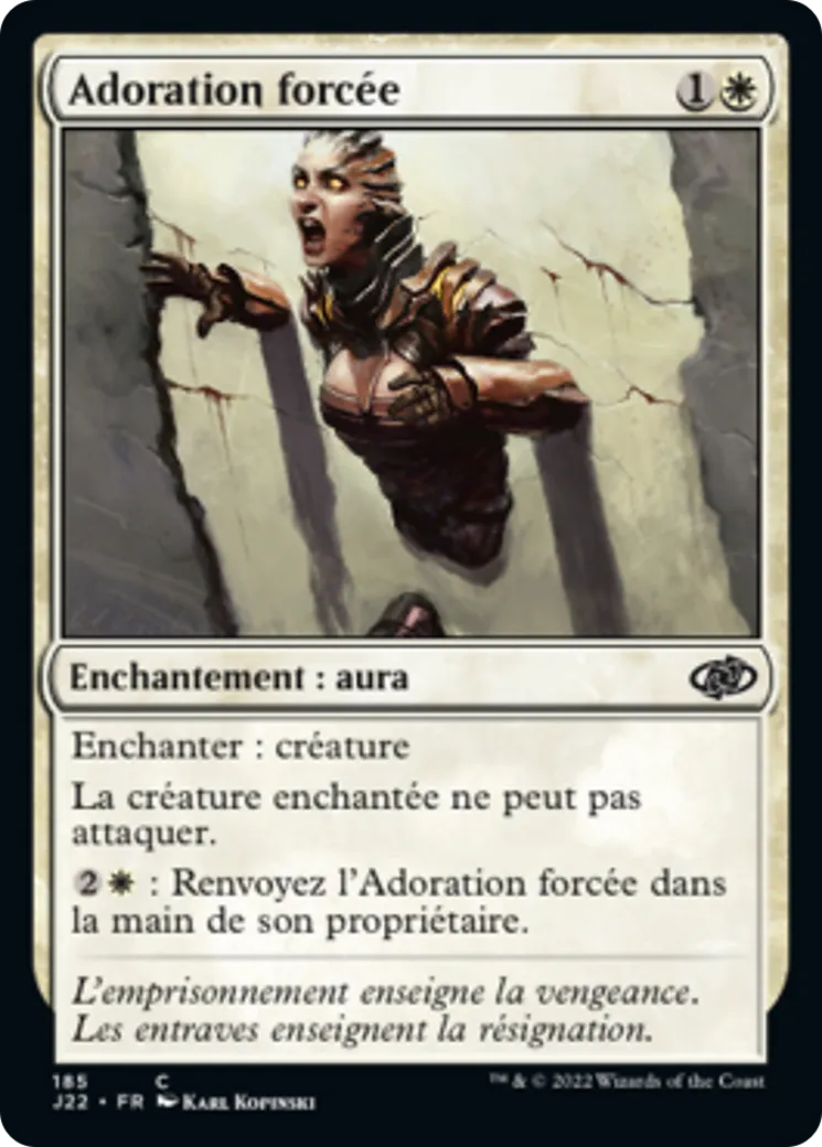 Adoration forcée — Jumpstart 2022 — Magic: The Gathering