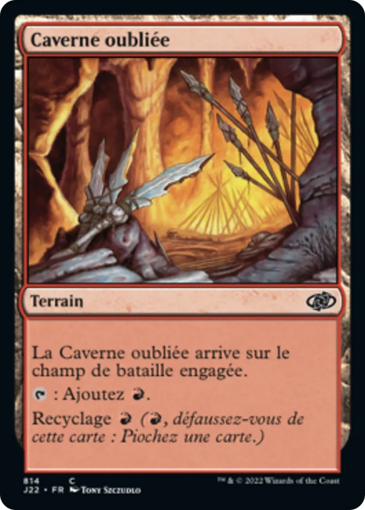 Caverne oubliée — Jumpstart 2022 — Magic: The Gathering