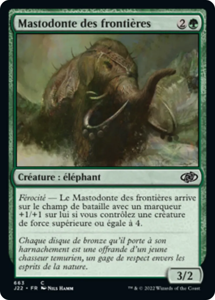 Mastodonte des frontières — Jumpstart 2022 — Magic: The Gathering
