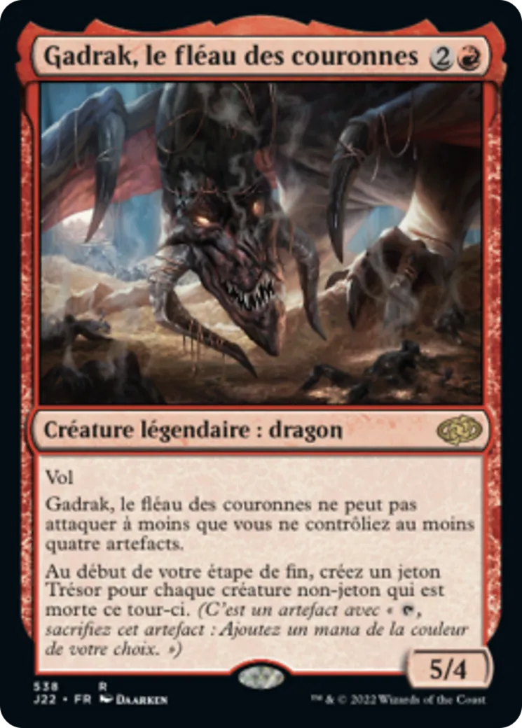 Gadrak, le fléau des couronnes — Jumpstart 2022 — Magic: The Gathering
