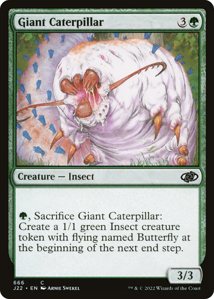 Giant Caterpillar — Jumpstart 2022 — Magic: The Gathering