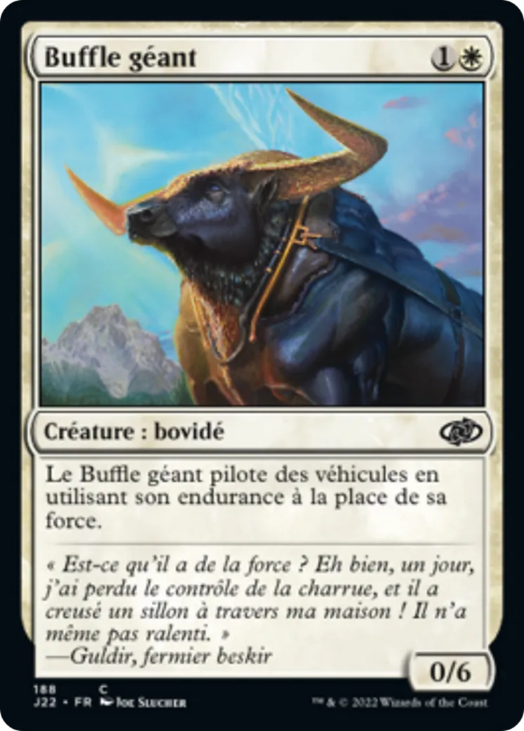 Buffle géant — Jumpstart 2022 — Magic: The Gathering