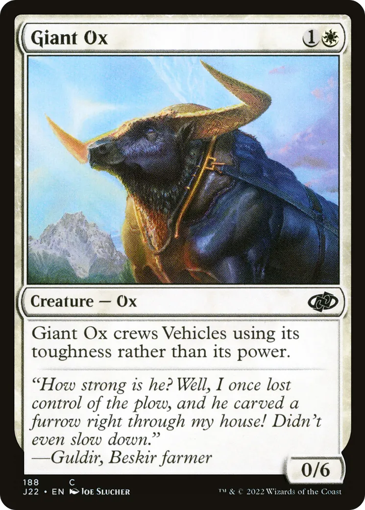 Giant Ox — Jumpstart 2022 — Magic: The Gathering