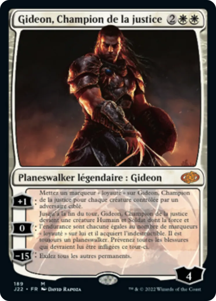 Gideon, Champion de la justice — Jumpstart 2022 — Magic: The Gathering