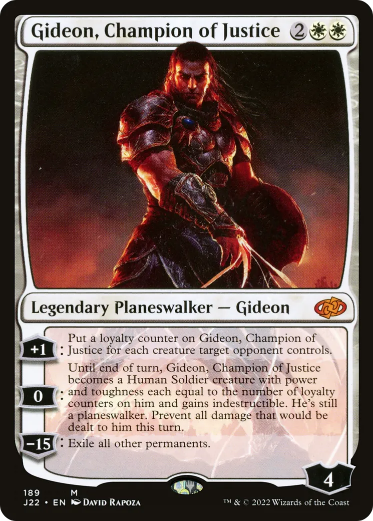 Gideon, Champion of Justice — Jumpstart 2022 — Magic: The Gathering