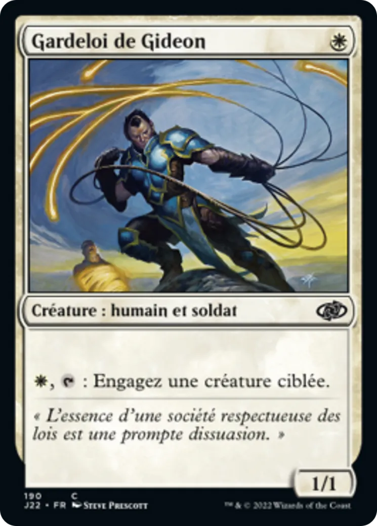 Gardeloi de Gideon — Jumpstart 2022 — Magic: The Gathering