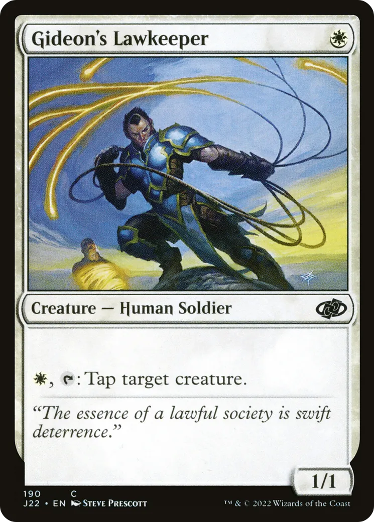 Gideon's Lawkeeper — Jumpstart 2022 — Magic: The Gathering