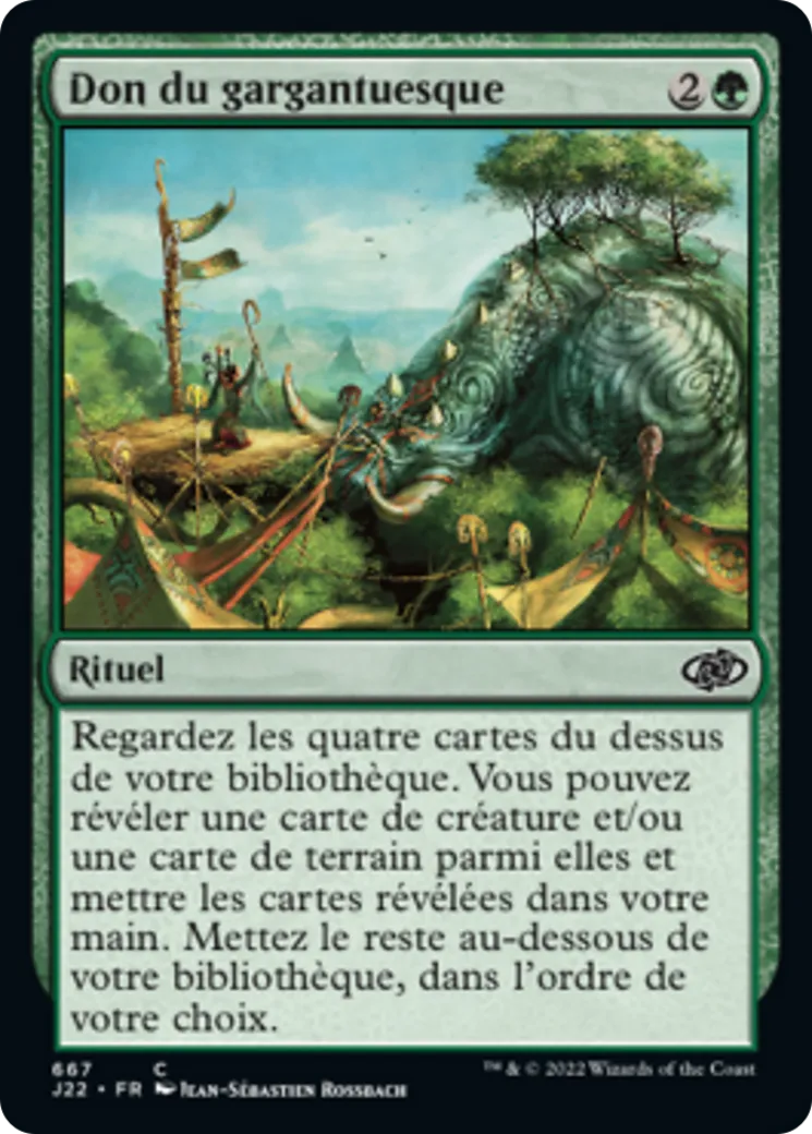 Don du gargantuesque — Jumpstart 2022 — Magic: The Gathering