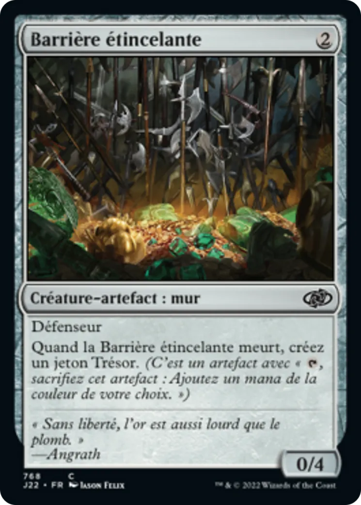 Barrière étincelante — Jumpstart 2022 — Magic: The Gathering
