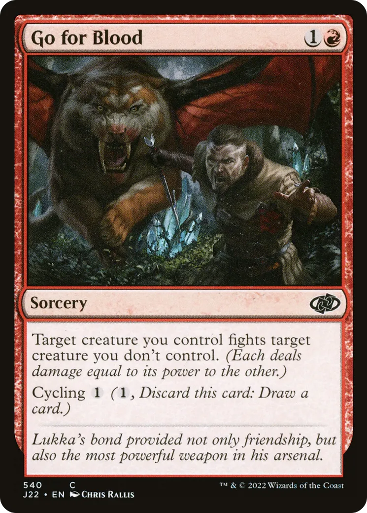 Go for Blood — Jumpstart 2022 — Magic: The Gathering
