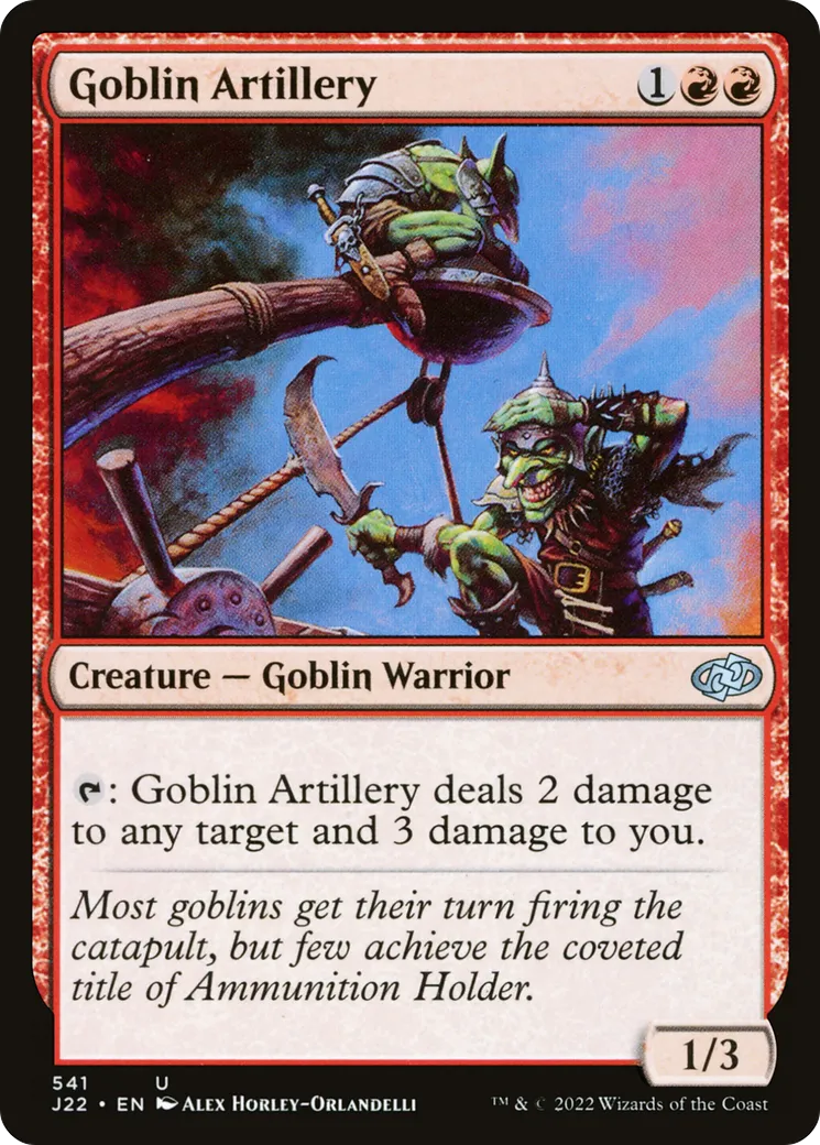 Goblin Artillery — Jumpstart 2022 — Magic: The Gathering