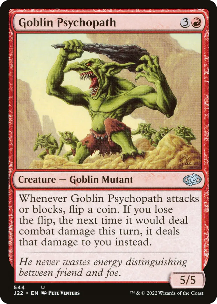 Goblin Psychopath — Jumpstart 2022 — Magic: The Gathering