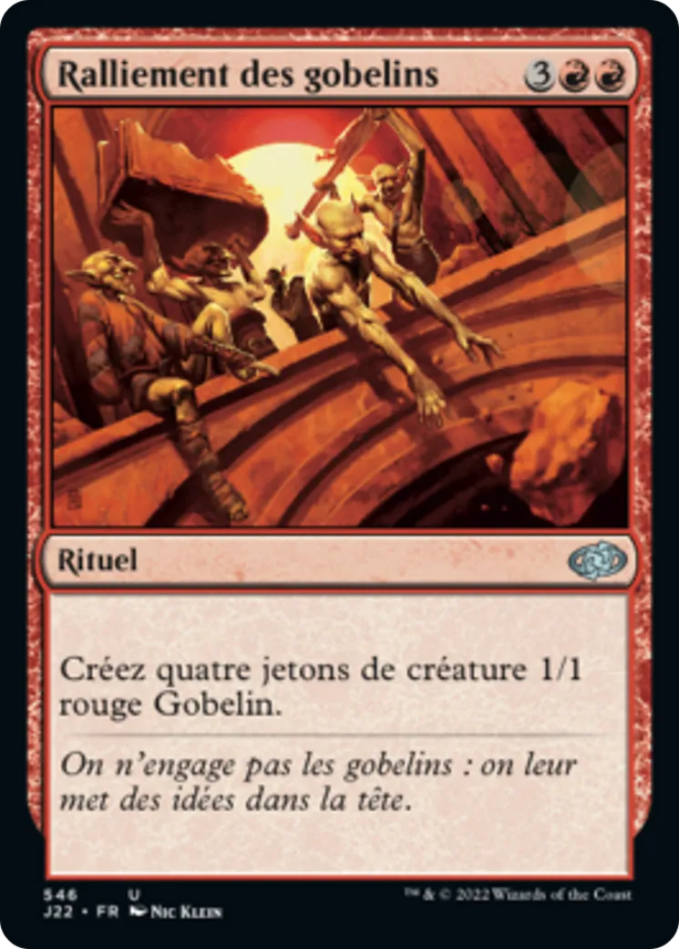 Ralliement des gobelins — Jumpstart 2022 — Magic: The Gathering