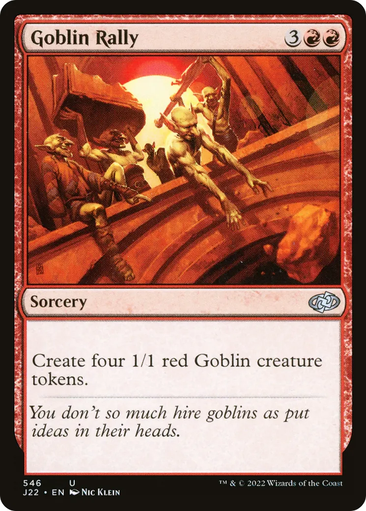 Goblin Rally — Jumpstart 2022 — Magic: The Gathering