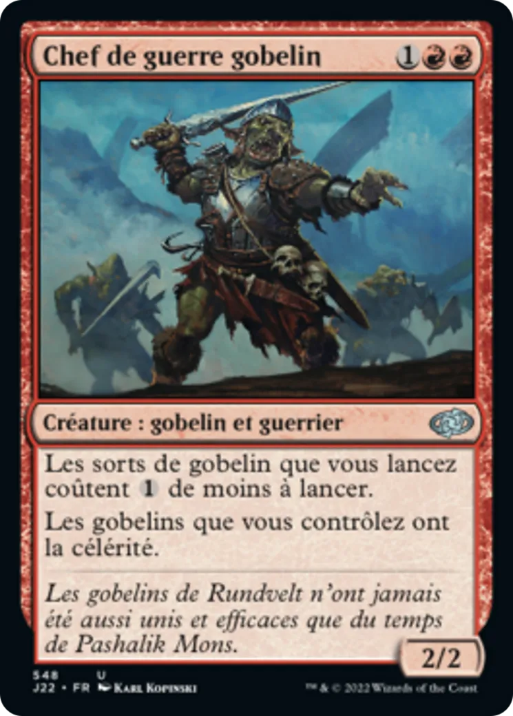 Chef de guerre gobelin — Jumpstart 2022 — Magic: The Gathering