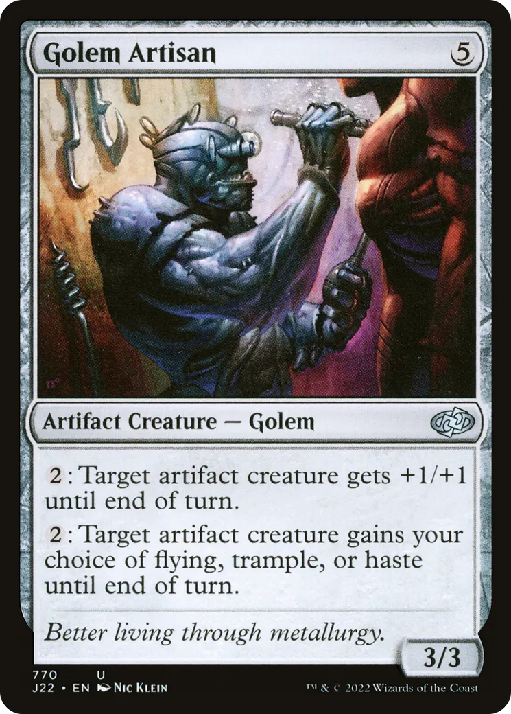 Golem Artisan — Jumpstart 2022 — Magic: The Gathering