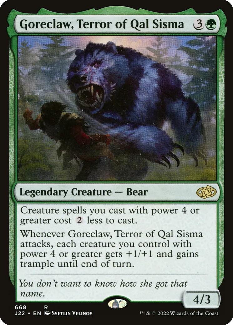 Goreclaw, Terror of Qal Sisma — Jumpstart 2022 — Magic: The Gathering