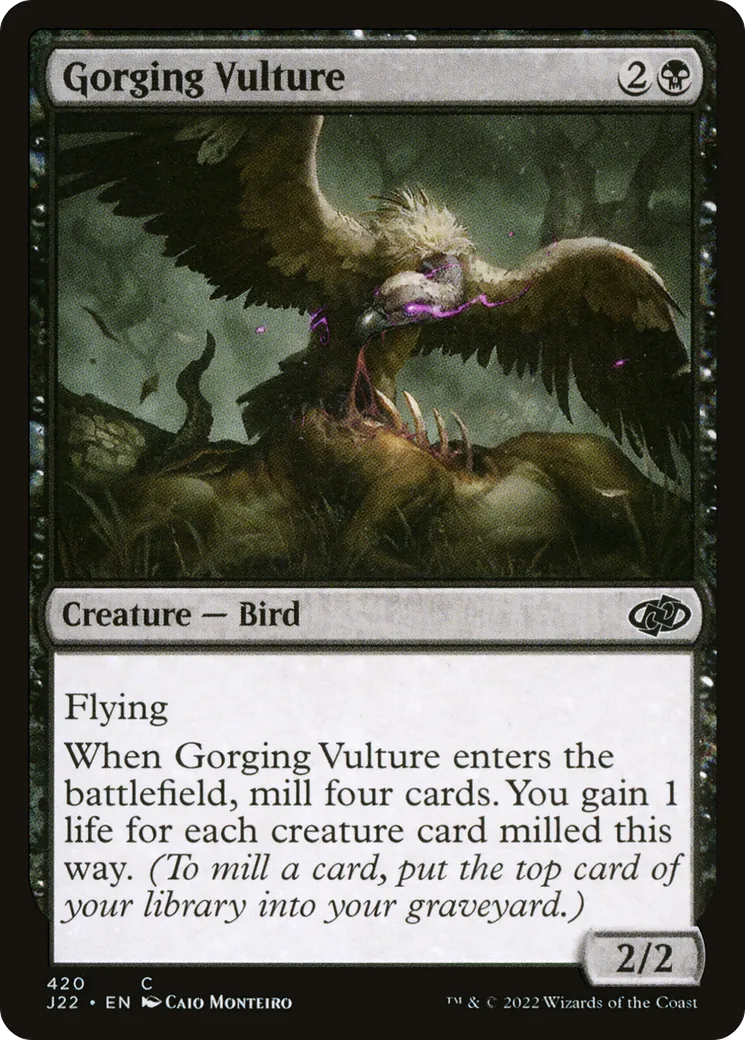Gorging Vulture — Jumpstart 2022 — Magic: The Gathering