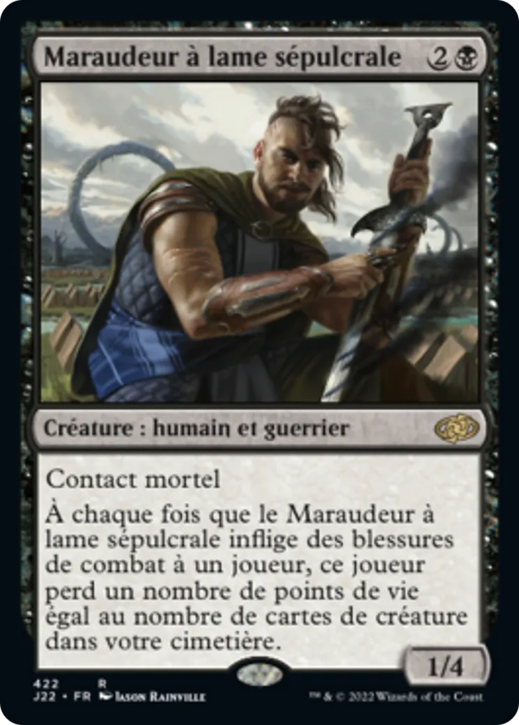 Maraudeur à lame sépulcrale — Jumpstart 2022 — Magic: The Gathering