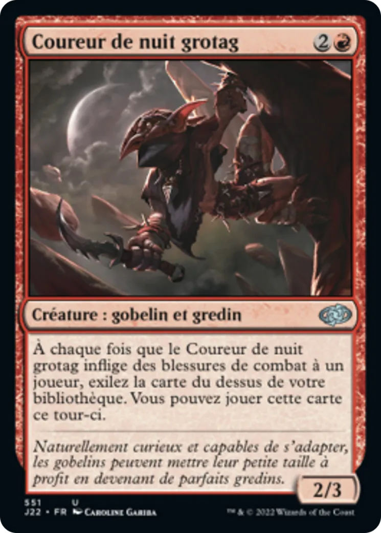 Coureur de nuit grotag — Jumpstart 2022 — Magic: The Gathering