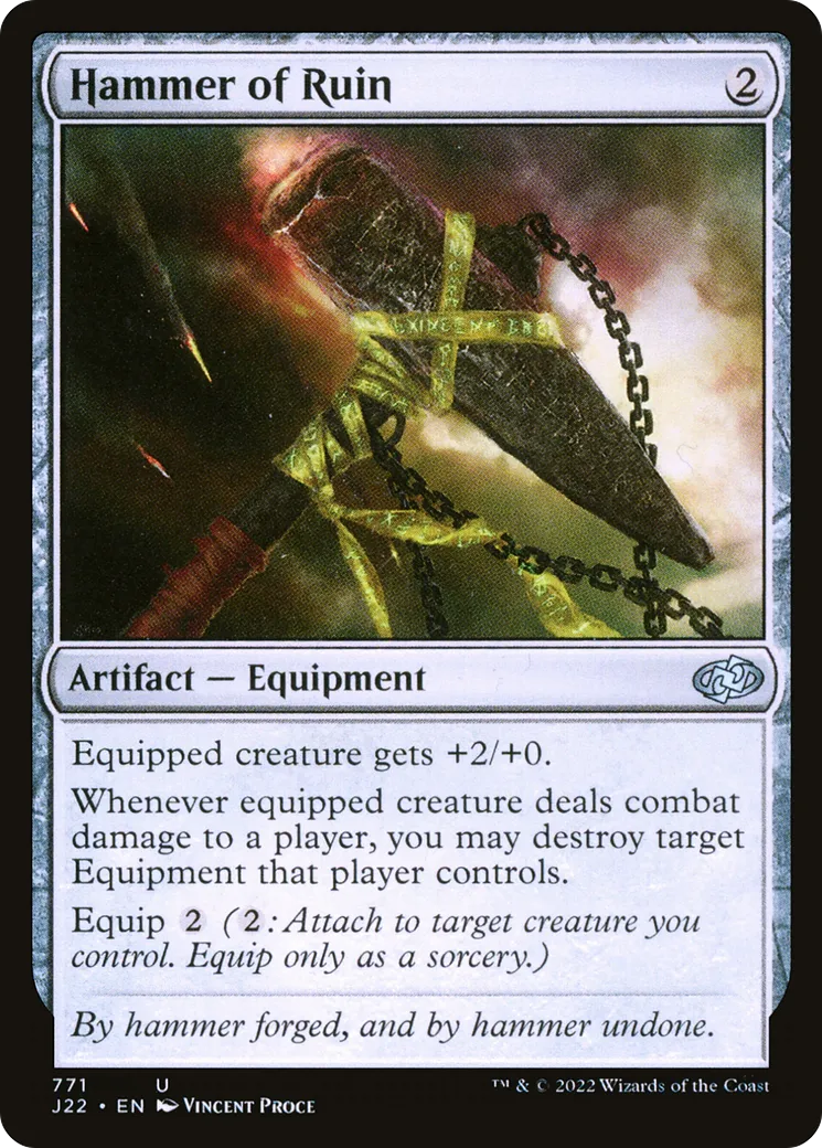 Hammer of Ruin — Jumpstart 2022 — Magic: The Gathering