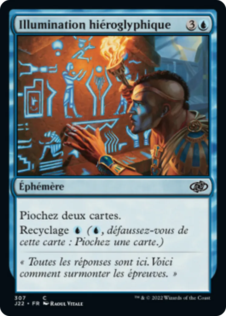 Illumination hiéroglyphique — Jumpstart 2022 — Magic: The Gathering