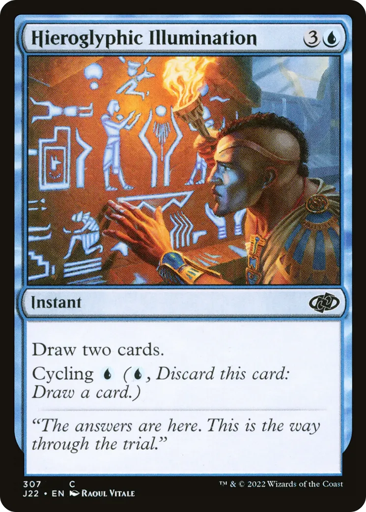 Hieroglyphic Illumination — Jumpstart 2022 — Magic: The Gathering