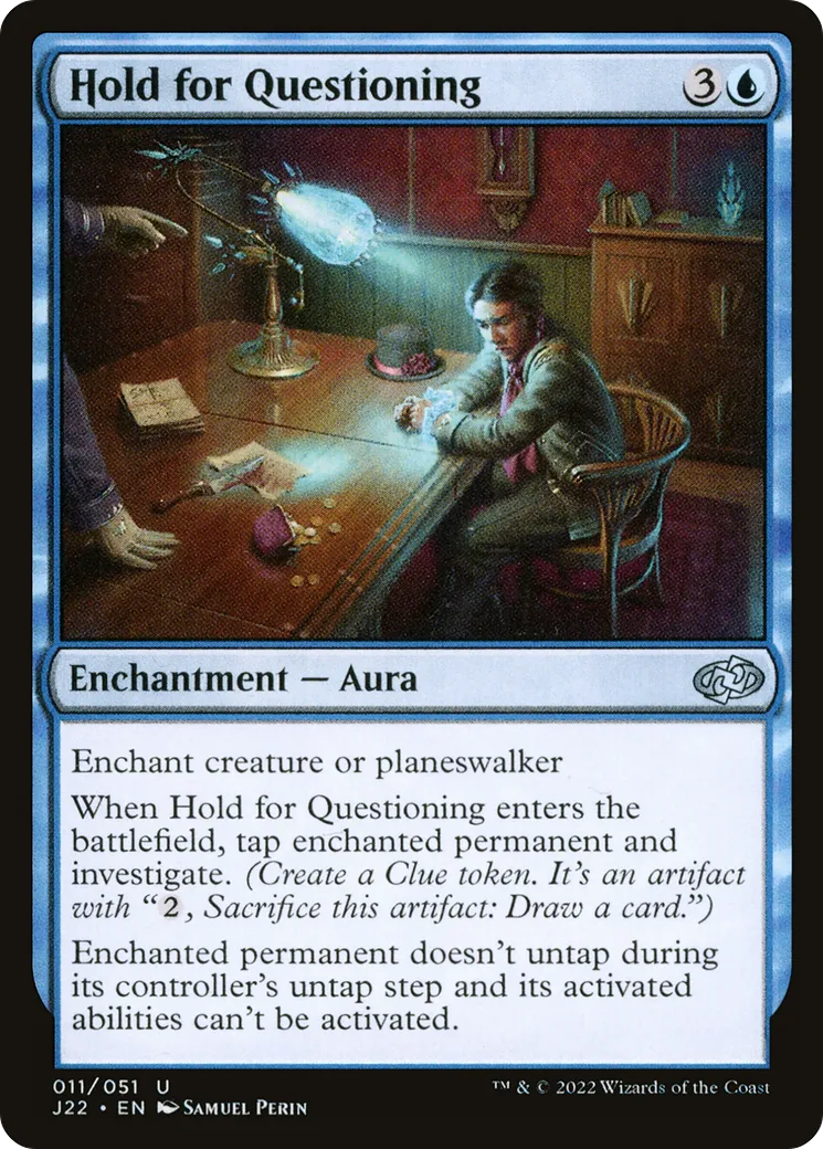 Hold for Questioning — Jumpstart 2022 — Magic: The Gathering