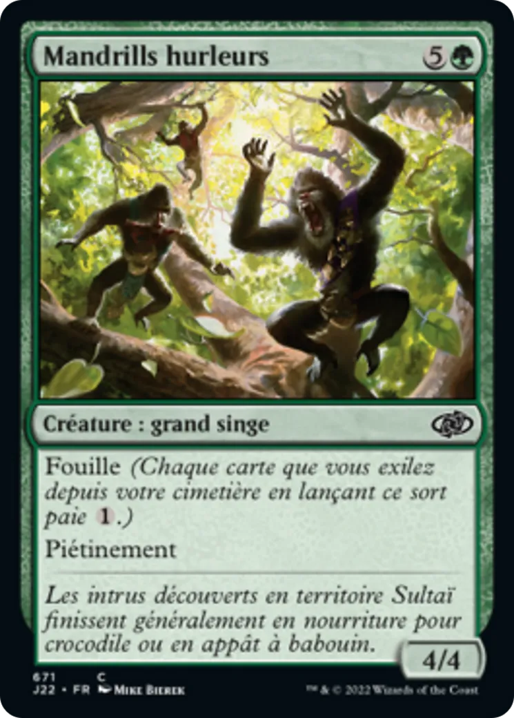 Mandrills hurleurs — Jumpstart 2022 — Magic: The Gathering