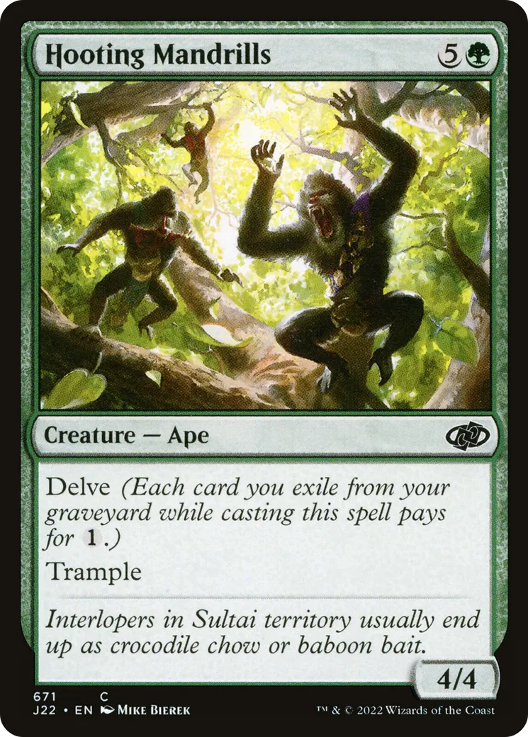Hooting Mandrills — Jumpstart 2022 — Magic: The Gathering
