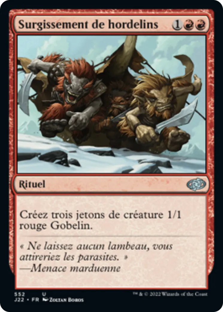 Surgissement de hordelins — Jumpstart 2022 — Magic: The Gathering
