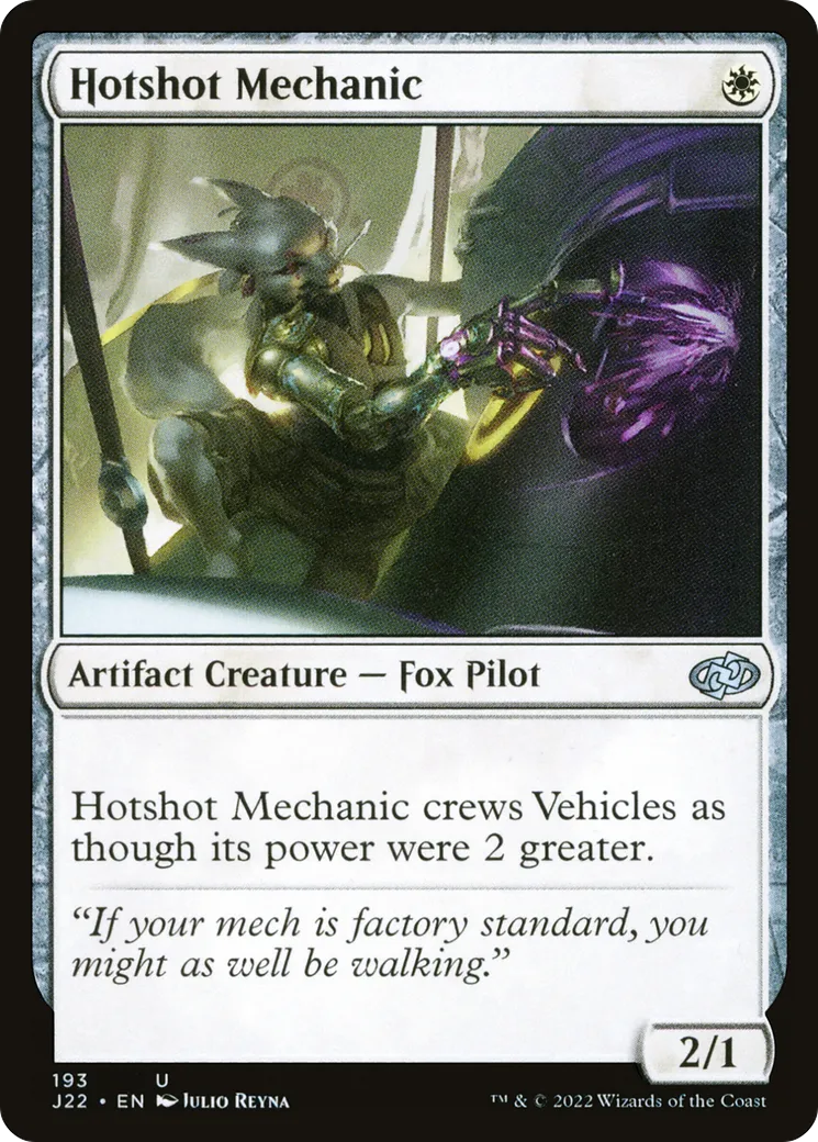Hotshot Mechanic — Jumpstart 2022 — Magic: The Gathering