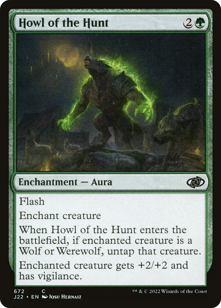 Howl of the Hunt — Jumpstart 2022 — Magic: The Gathering