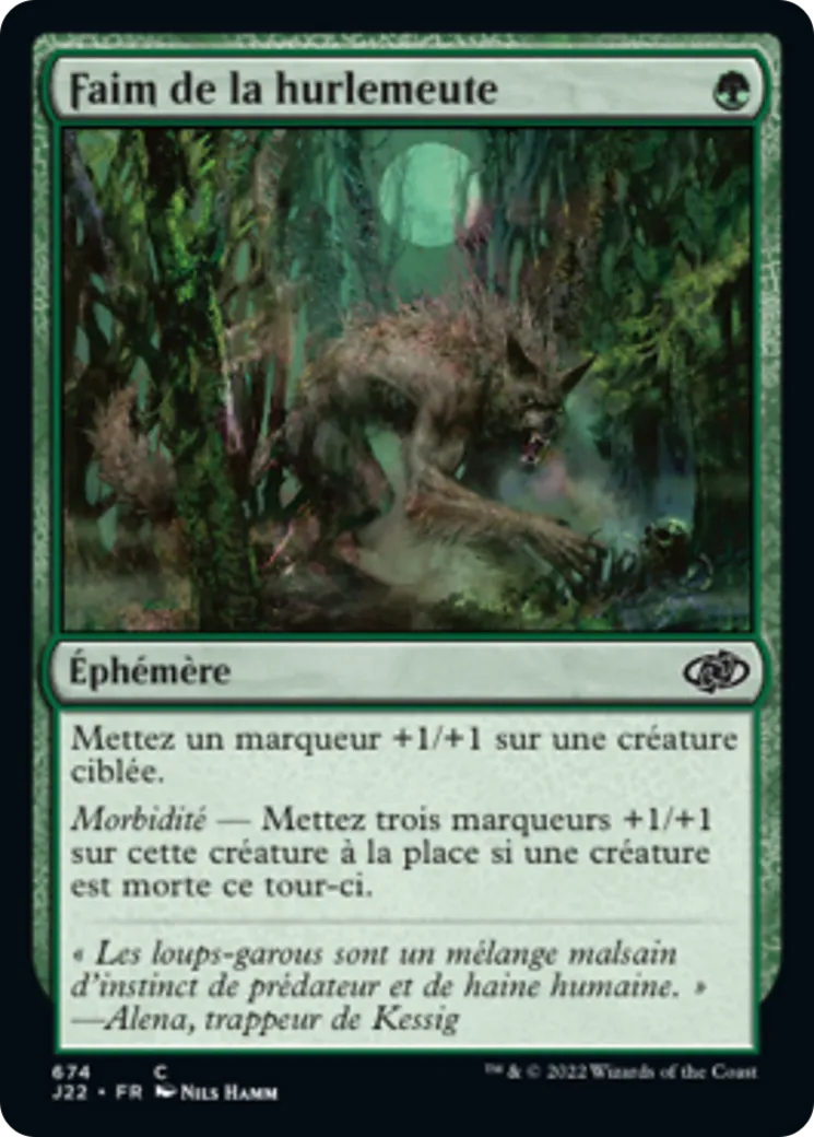 Faim de la hurlemeute — Jumpstart 2022 — Magic: The Gathering