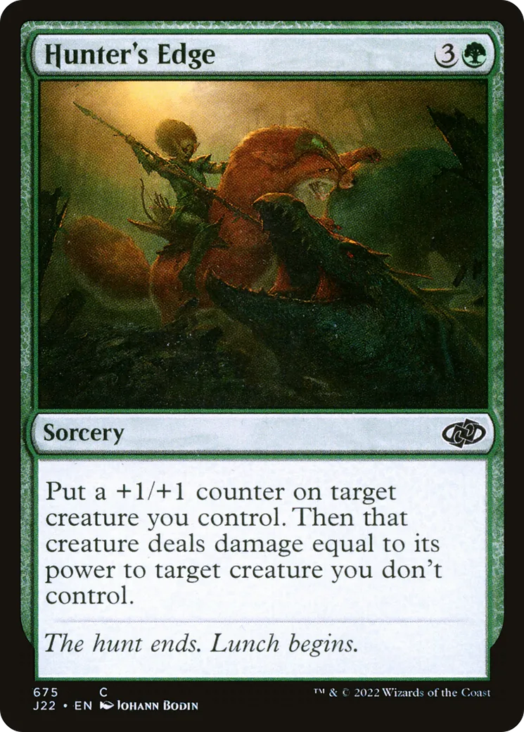 Hunter's Edge — Jumpstart 2022 — Magic: The Gathering