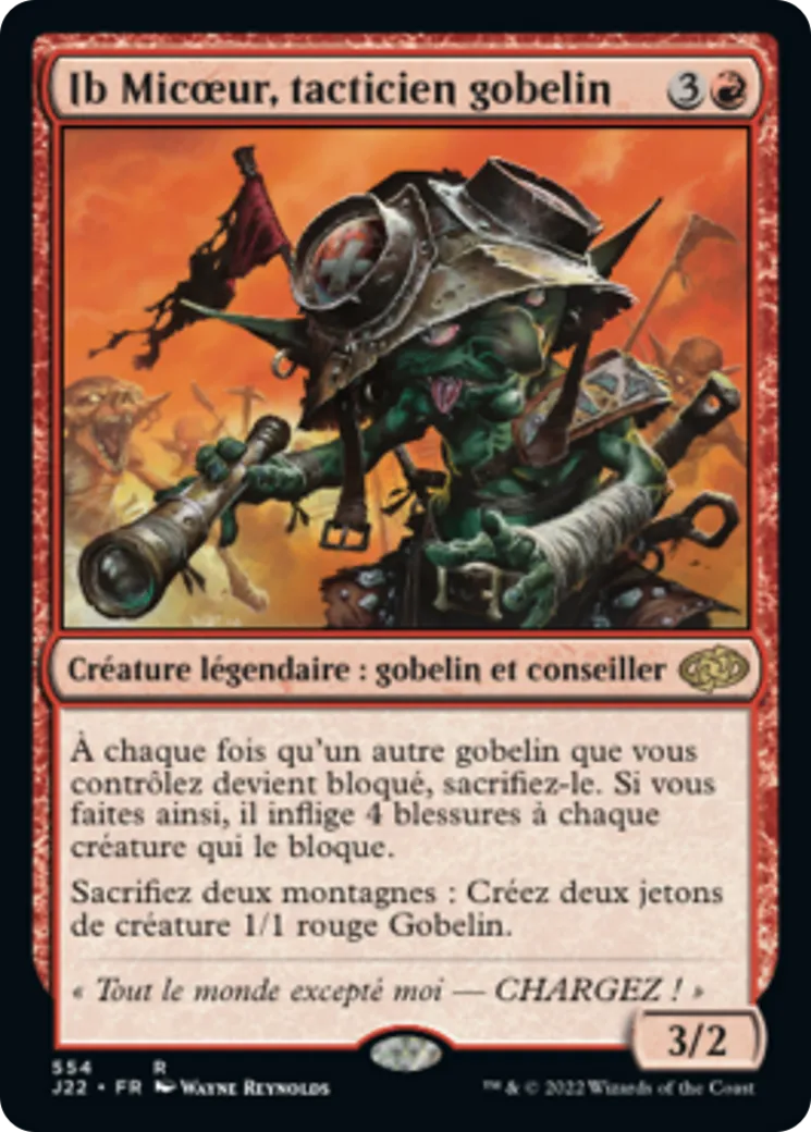 Ib Micœur, tacticien gobelin — Jumpstart 2022 — Magic: The Gathering
