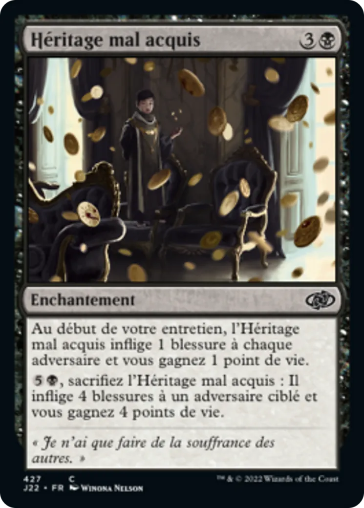 Héritage mal acquis — Jumpstart 2022 — Magic: The Gathering