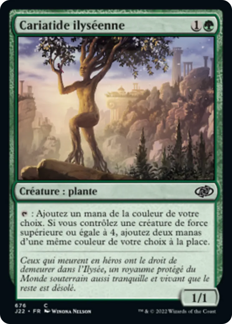 Cariatide ilyséenne — Jumpstart 2022 — Magic: The Gathering